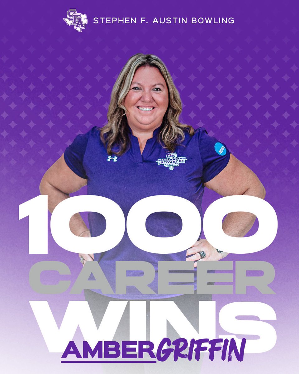 SFA_Bowling's tweet photo. With today's win over Sacred Heart, Head Coach @SFACoachAmber has 1,000 career wins at Stephen F. Austin!

#AxeEm x #MakeItHappen https://t.co/EK4m55OKlb