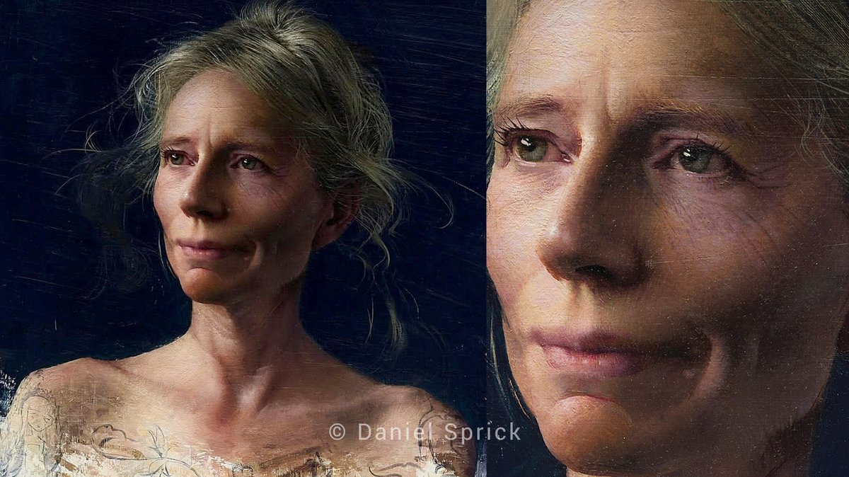 _Japan_Hokkaido's tweet photo. .
This oil painting was created by the artist Daniel Sprick. To me, he is someone who is in the realm of God.
"Jen Starling" 2023 #DanielSprick
( Oil on board, 17 × 19 inch ) 🇺🇸
. https://t.co/x1koUfB4DW