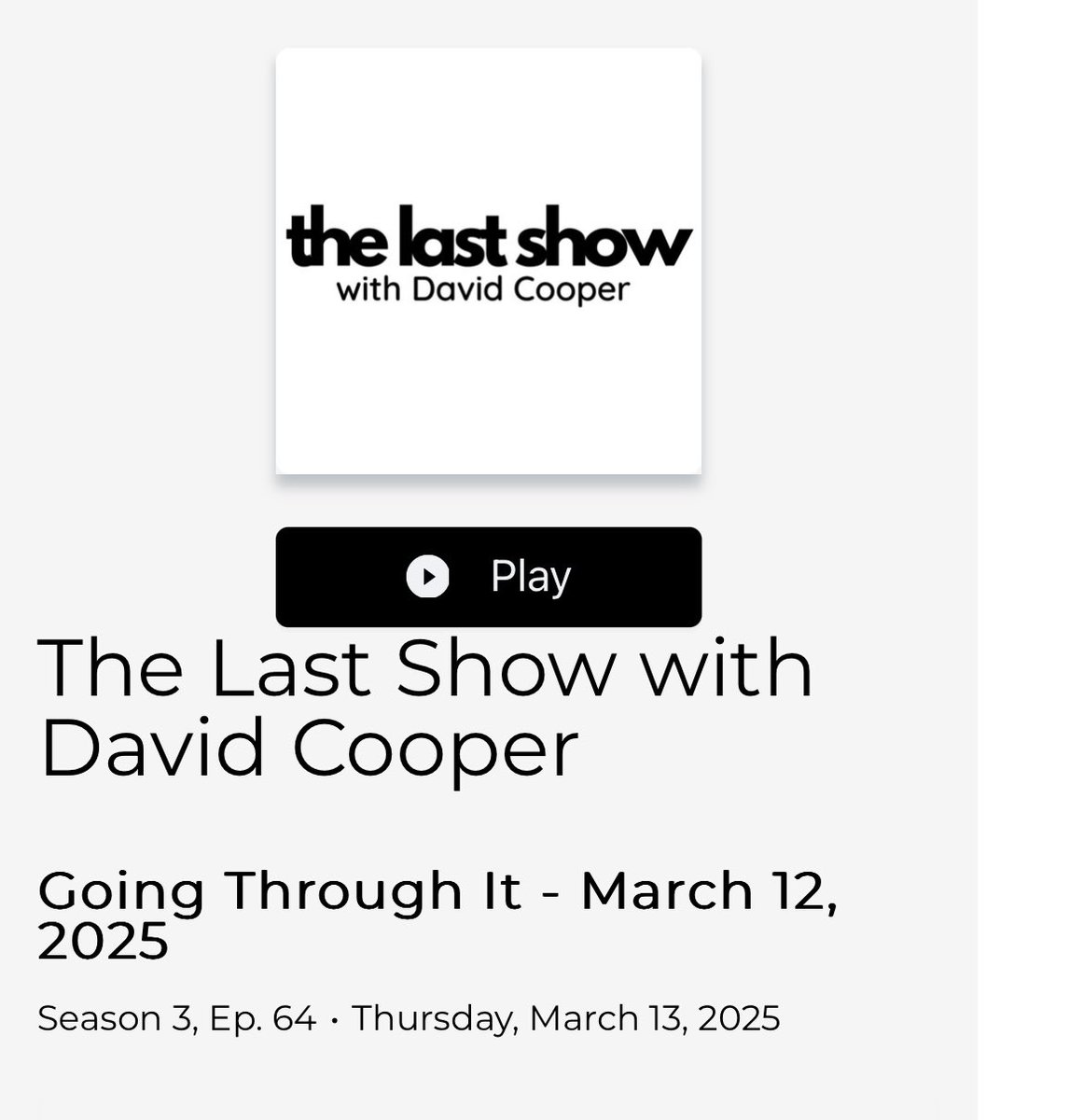 Listen to this segment our Co-Founder/CEO Dwight Corcoran did on “The Last Show with <a href="/dtcooper/">David Cooper</a>”: shows.acast.com/643568c8c06561…

#3Dprinting