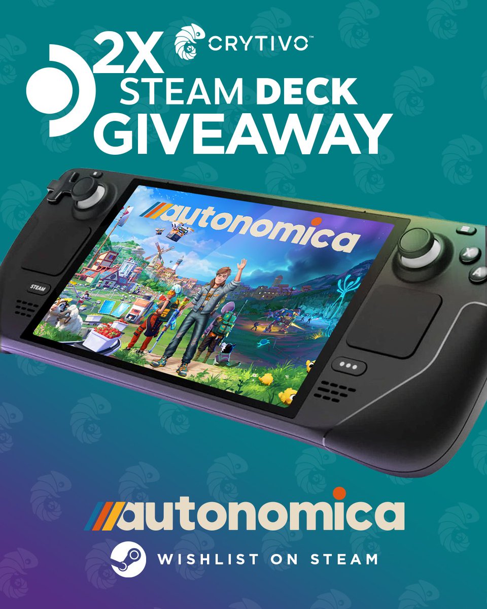 ⭐[Steam Deck Giveaway]⭐

To celebrate our name change and the Kickstarter launch date (April 15), we’re giving away not one, but two OLED Steam Decks!

How to Participate:

1️⃣ Follow us.
2️⃣ Like and ReXweet this post.
3️⃣ Tag a friend in comments for an additional entry.