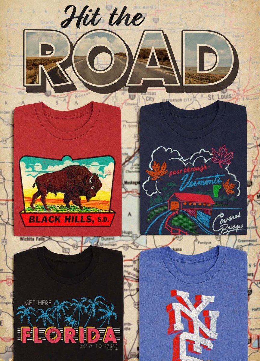 solidthreads's tweet photo. Nothing says spring break like an open road and no real plan. All you need is a full tank and a good playlist. 🚗

And something to wear would be nice.

Our collaboration with The Fiftees Brand is made for the road!

Take 20% off sitewide with code ROADTRIP. https://t.co/9SRrffmfzv