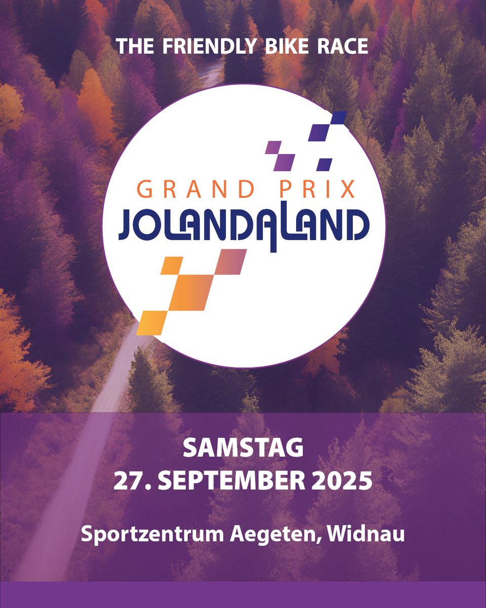 Welcome to the Grand Prix Jolandaland!

My own cycling event! It’s all about having a blast. Check it out: jolandland.ch 

#GPJL #TheFriendlyBikeRace