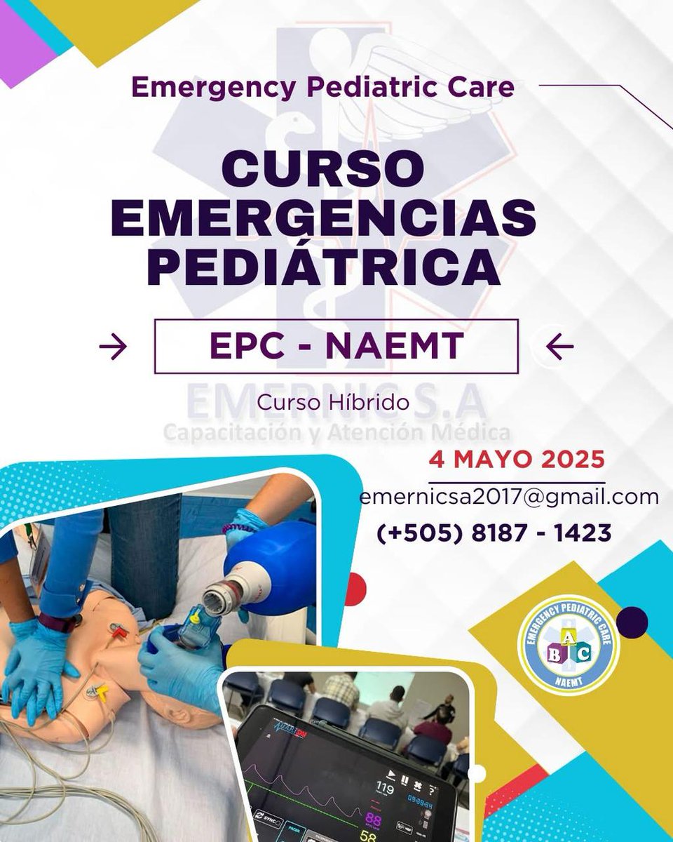 EmernicSA's tweet photo. 👶 ¡Los niños no son adultos pequeños! Su anatomía y fisiología requieren un manejo especial en situaciones de emergencia.

#EmergenciasPediátricas #PrimerosAuxiliosInfantiles #SalvaVidas #EPC #NAEMT https://t.co/uIidZTuOTX