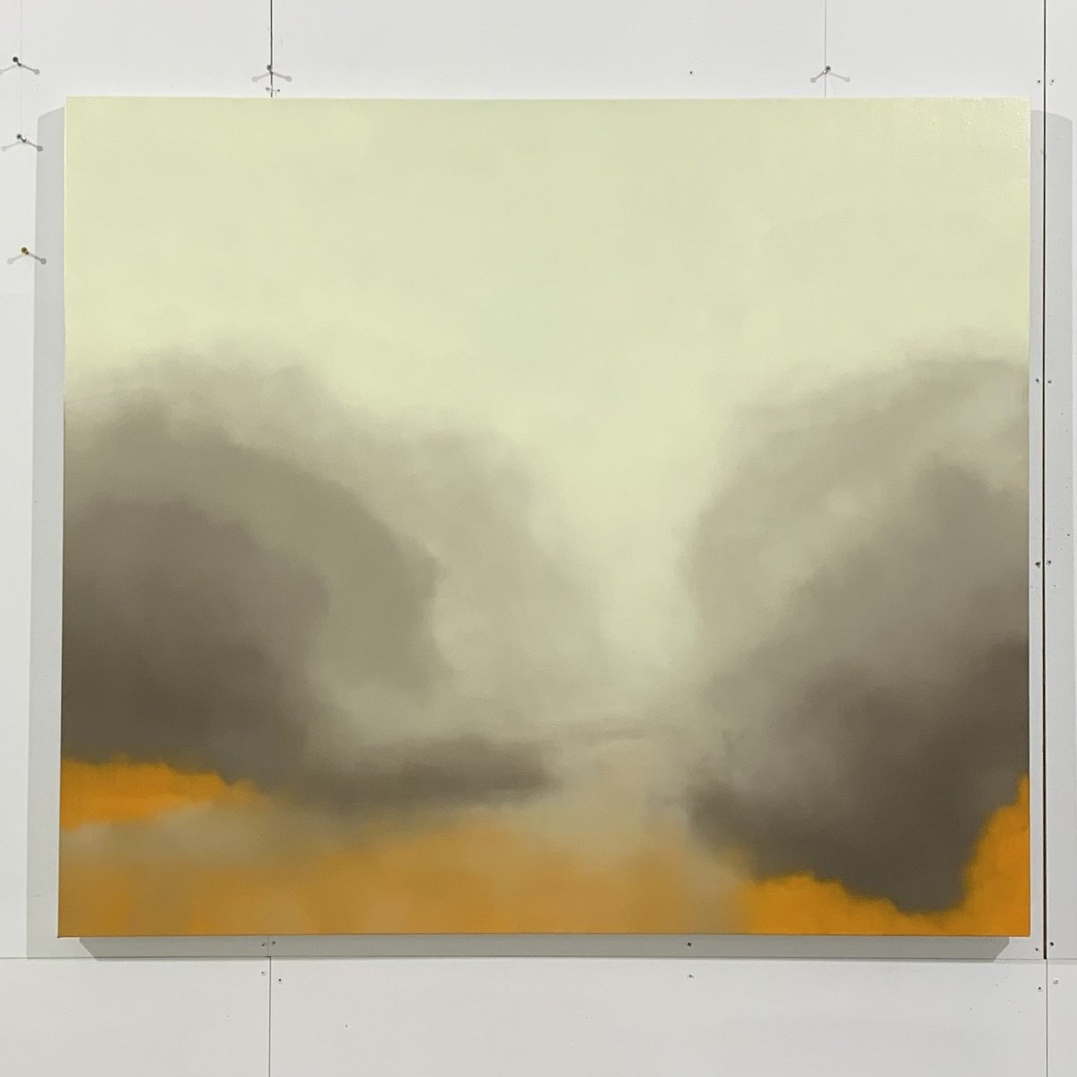 richardwhadcock's tweet image. Where they start from instead of a finished work today.
150x130cm oil on linen

#studiopractice