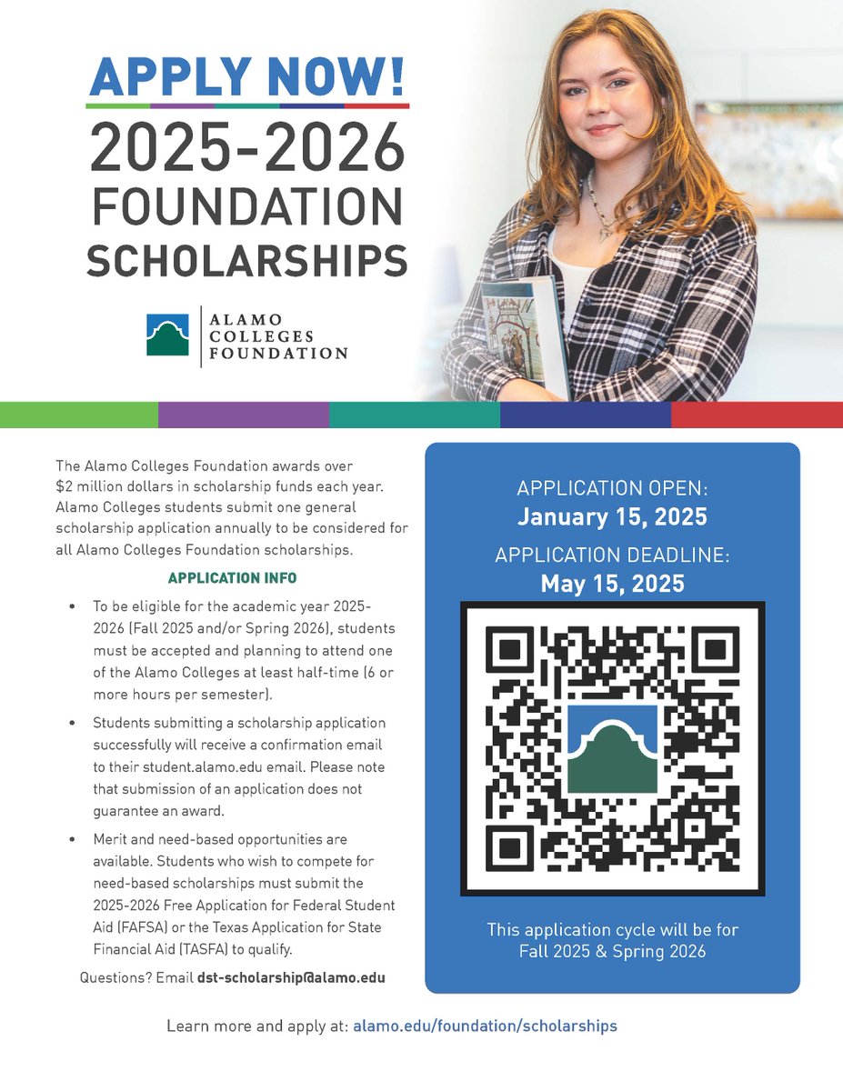 SAC_PR's tweet photo. Attention Armadillos!
Digging for college funds? 💰
Look no further, the @AlamoCollegesFd application is now OPEN!!!
Visit https://t.co/PgIwxqJtVx to learn more.
#StudentsFirst #Scholarships #StudentSuccess #ALAMOproud #SACproud #SanAntonioCollege https://t.co/cRBByK4gVP