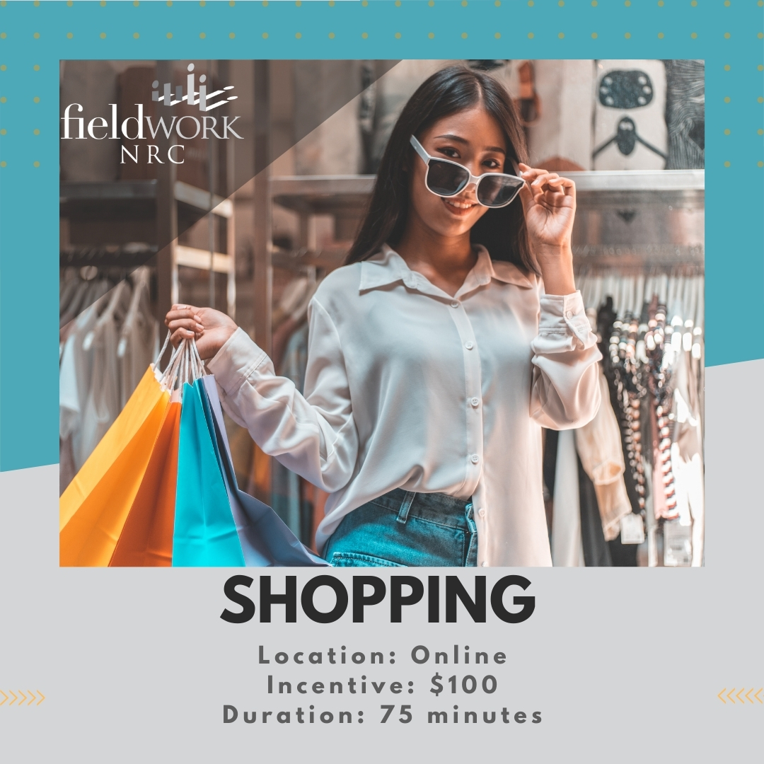 FieldworkNRC's tweet image. Fieldwork NRC is looking for adults, 18-75 years of age, to participate in a 75-minute, online market research study regarding shopping.

🔗: participate.fieldwork.com/Account/Redire…

Reference #: 6408NRC25
Location: Online
Incentive: $100
Duration: 75 minutes
Date(s): March 28th
Time(s): Various