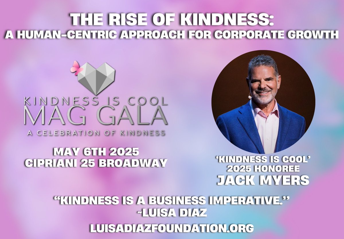 Kindness is Cool: The Rise of Kindness as a Growth Strategy, by <a href="/jackmyersbiz/">Jack Myers</a> open.substack.com/pub/themediaec… #miamorgala #KindnessCounts