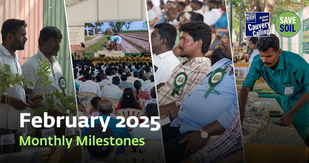 GabriellaCadei's tweet photo. Wonderful to see this incredible progress in revitalizing agriculture and securing a sustainable future.

Join the  #SaveSoil Movement and make the difference!#CauveryCalling #ConsciousPlanet
@cpsavesoil https://t.co/1oYWbhAKux