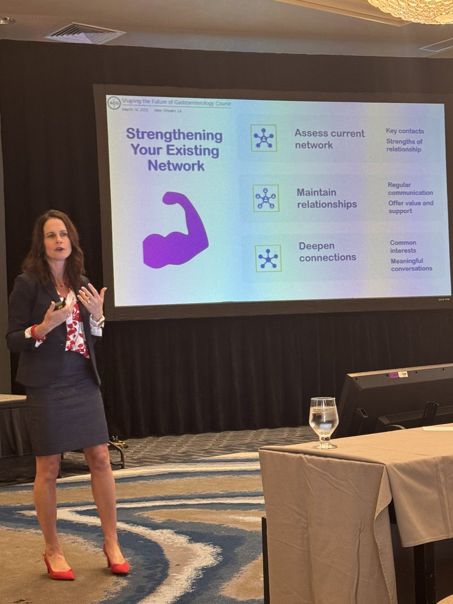 👉🏽 <a href="/AmyOxentenkoMD/">Amy Oxentenko MD</a> sharing finer points and “how-to” for networking 

👉🏽 No one better to teach how to build and maintain a thriving professional network than this networking maven 

<a href="/AmCollegeGastro/">ACG</a> 
#LeadingWithGuts