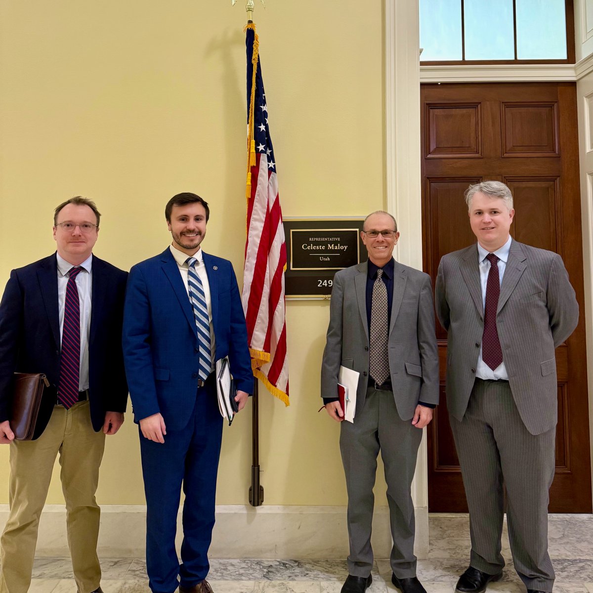 arrcarson (@arrcarson) on Twitter photo On behalf of <a href="/HumanitiesAll/">National Humanities Alliance</a>, Scott Black and I (<a href="/TannerHumCenter/">Tanner Humanities Center</a>) with <a href="/Gillis_BJ/">Brendan Gillis</a> (<a href="/AHAhistorians/">American Historical Association</a>) discussed the importance of the humanities w/ staffers of <a href="/SenMikeLee/">Mike Lee</a>, <a href="/SenJohnCurtis/">Senator John Curtis</a>, <a href="/RepBlakeMoore/">Congressman Blake Moore</a>, and <a href="/RepMaloyUtah/">Rep. Celeste Maloy</a>. <a href="/NEHgov/">National Endowment for the Humanities</a>, <a href="/USNatArchives/">U.S. National Archives</a>, and Title IV benefits all Utahns! On behalf of <a href="/HumanitiesAll/">National Humanities Alliance</a>, Scott Black and I (<a href="/TannerHumCenter/">Tanner Humanities Center</a>) with <a href="/Gillis_BJ/">Brendan Gillis</a> (<a href="/AHAhistorians/">American Historical Association</a>) discussed the importance of the humanities w/ staffers of <a href="/SenMikeLee/">Mike Lee</a>, <a href="/SenJohnCurtis/">Senator John Curtis</a>, <a href="/RepBlakeMoore/">Congressman Blake Moore</a>, and <a href="/RepMaloyUtah/">Rep. Celeste Maloy</a>. <a href="/NEHgov/">National Endowment for the Humanities</a>, <a href="/USNatArchives/">U.S. National Archives</a>, and Title IV benefits all Utahns!