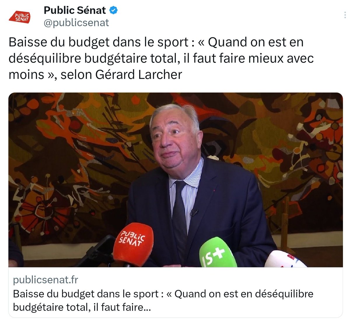 Les Stylos Rouges (@stylos_les) on Twitter photo Et si les sénateurs, cher <a href="/gerard_larcher/">Gérard Larcher</a>, rendaient les 8400€ annuels par sénateur indûment ponctionnés sur le budget de l'État ? Et les députés avec leurs 3600€ annuels...
Déjà que beaucoup de citoyens se posent la question de l'utilité du Sénat et de tous ses avantages ! Et si les sénateurs, cher <a href="/gerard_larcher/">Gérard Larcher</a>, rendaient les 8400€ annuels par sénateur indûment ponctionnés sur le budget de l'État ? Et les députés avec leurs 3600€ annuels...
Déjà que beaucoup de citoyens se posent la question de l'utilité du Sénat et de tous ses avantages !