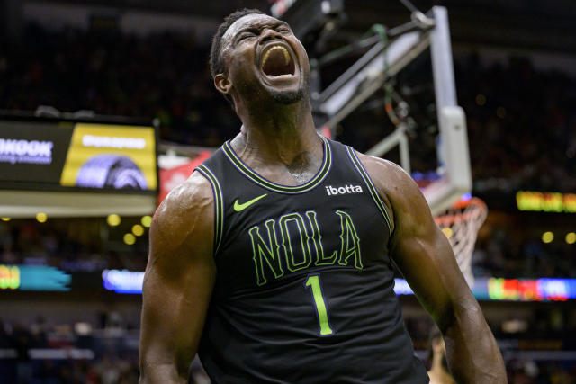 PelicansLead's tweet photo. is it time to have a conversation on Zion as the franchise cornerstone? 

Is he that guy? https://t.co/hUCwgo9cuM