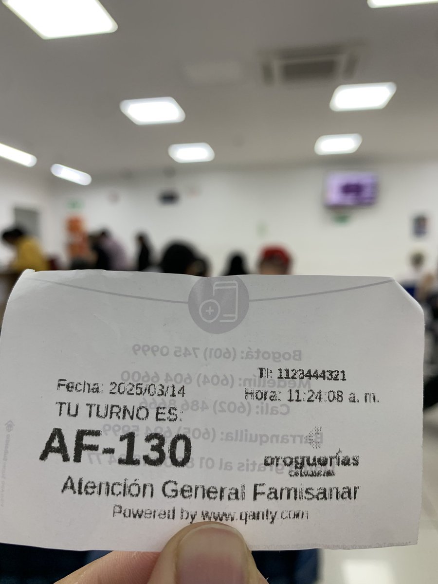 bettosax's tweet photo. @EPS_Famisanar este “aliado” en la entrega de medicamentos en Villavicencio es de lo menos eficiente. Desde las 11.24 am y es la hora y no me llaman. @Supersalud https://t.co/tBvLDiCX3P