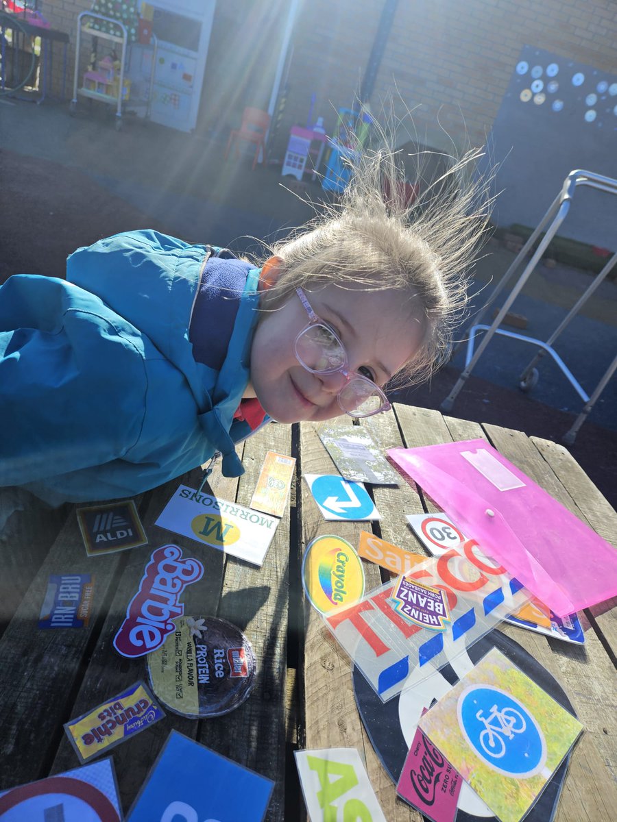 Netherburn PS (@netherburnps) on Twitter photo #enviromentalprint #letterrecognition <a href="/SLCEarlyLearn/">SLC Early Learning</a> <a href="/SLCLiteracy/">SLC Literacy and English</a> <a href="/FroebelTrust/">Froebel Trust</a>
The children have been investigating environmental print, they have enjoyed identifying signs and logos they recognise from their own experiences. #enviromentalprint #letterrecognition <a href="/SLCEarlyLearn/">SLC Early Learning</a> <a href="/SLCLiteracy/">SLC Literacy and English</a> <a href="/FroebelTrust/">Froebel Trust</a>
The children have been investigating environmental print, they have enjoyed identifying signs and logos they recognise from their own experiences.