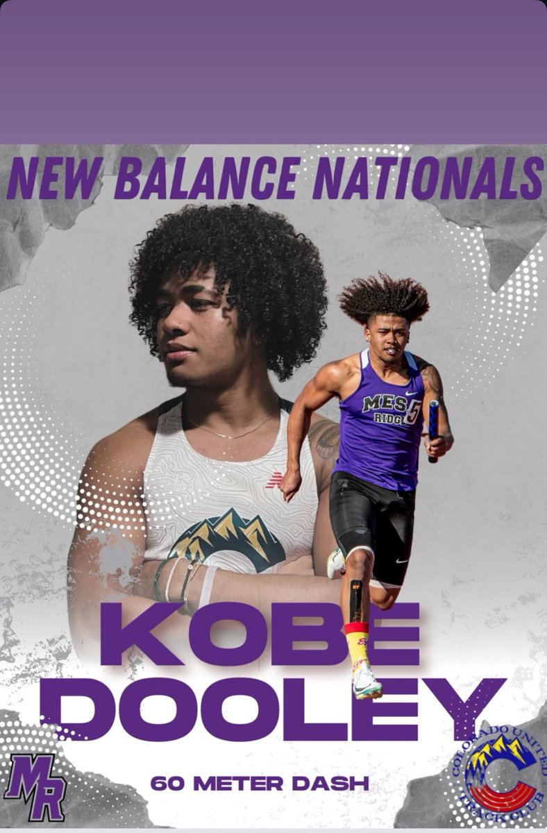 Mesa Ridge Football (@mesaridgefootb1) on Twitter photo Good luck to ‘26 WR <a href="/KobeDooley/">Kobe Dooley</a> as he heads to Boston for New Balance Indoor Nationals this weekend! Go compete‼️ #Exit132a
<a href="/jcalip_02/">J_Calip02</a>
<a href="/ColoradoTrackXC/">MileSplit Colorado</a> Good luck to ‘26 WR <a href="/KobeDooley/">Kobe Dooley</a> as he heads to Boston for New Balance Indoor Nationals this weekend! Go compete‼️ #Exit132a
<a href="/jcalip_02/">J_Calip02</a>
<a href="/ColoradoTrackXC/">MileSplit Colorado</a>