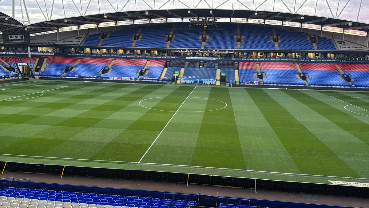 Finishing touches ahead of a big game early tomorrow, 1350 in hospitality!