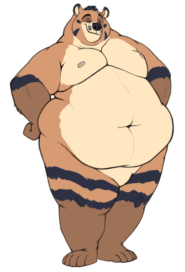 My bear character being smug :3