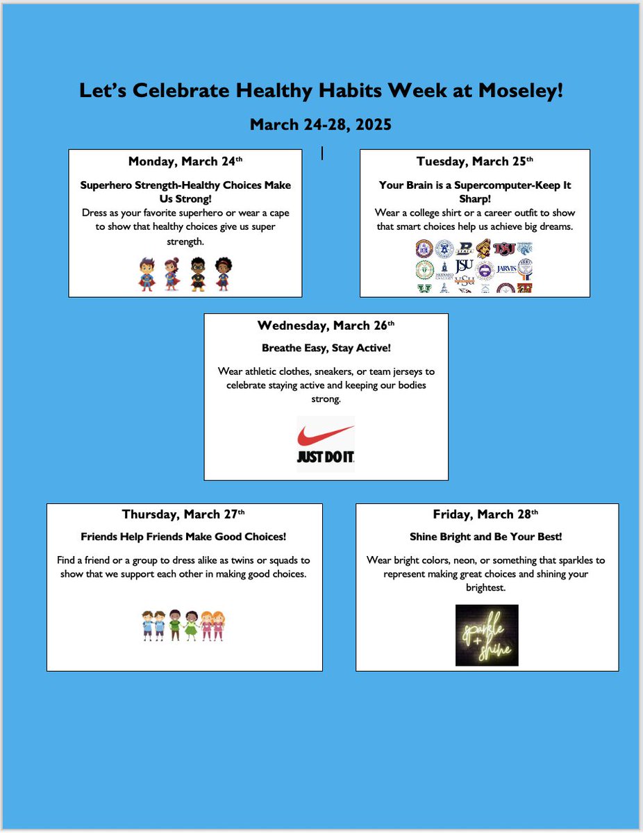Hello Thunderbird Families!
We are celebrating Healthy Habits March 24th-March 28th. Please see flyer. <a href="/GPISDCounseling/">GPISD Counselors</a>