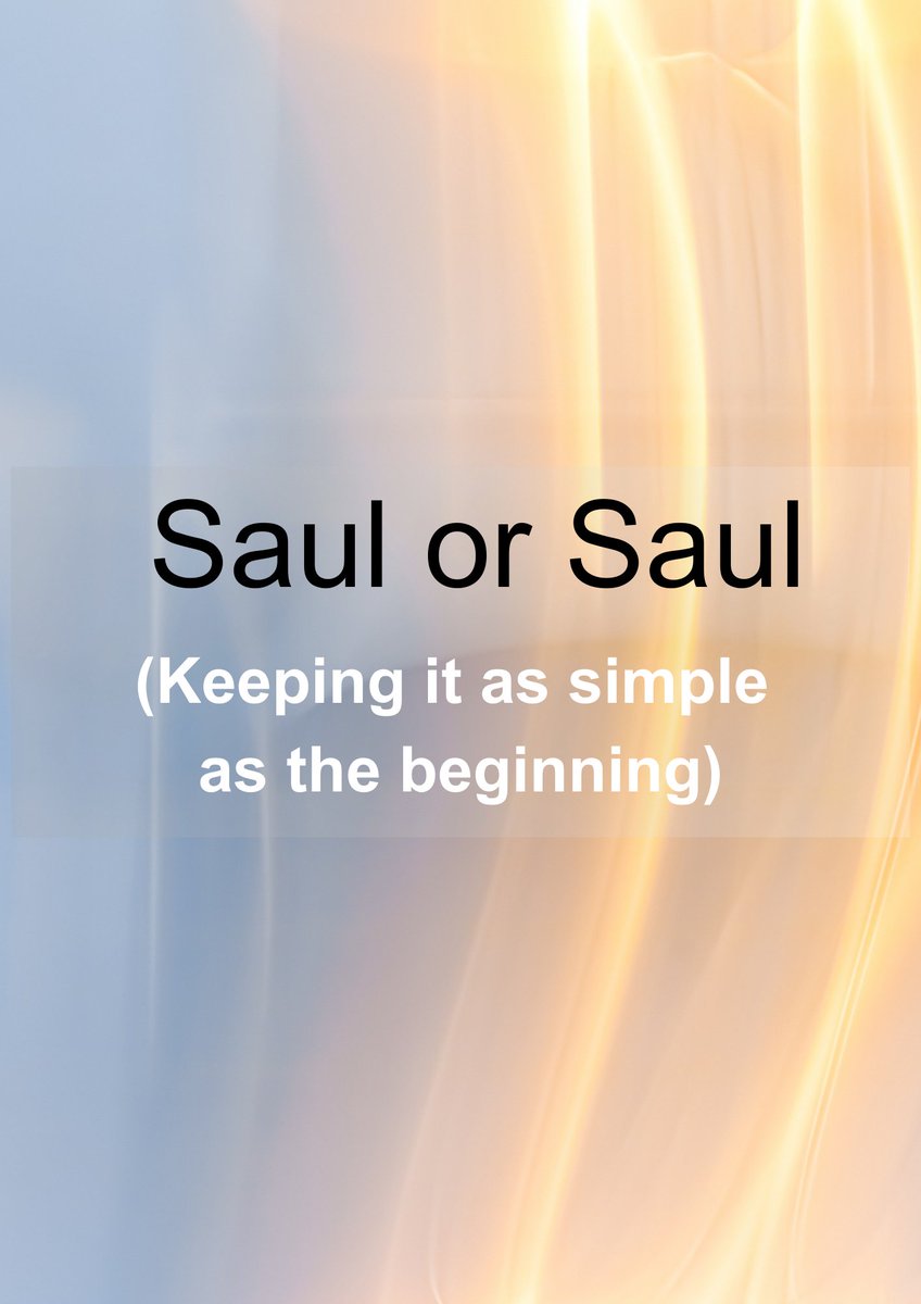 GHCLagos's tweet photo. Saul Or Saul?  (Keeping It As Simple As The Beginning)

Once, Israel requested for a king, God's plan for them though was for them to be governed by a prophet, such that they had peace,....

To read more, click the link below;

https://t.co/UDWspEKawL https://t.co/RI9L8MxD86