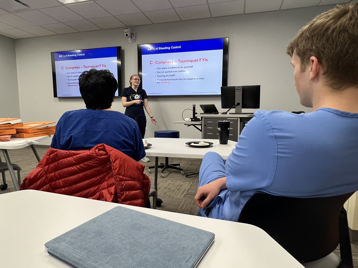 Bleeding emergencies can happen anywhere🚨 

Just finished the National #StopTheBleed course so I can teach others how to step in and save lives with compression, wound packing, and tourniquets before EMS 🚑arrives‼️

Thanks <a href="/DeptofDefense/">Department of Defense 🇺🇸</a> &amp; <a href="/AmCollSurgeons/">American College of Surgeons</a> 💙💛for leading this.