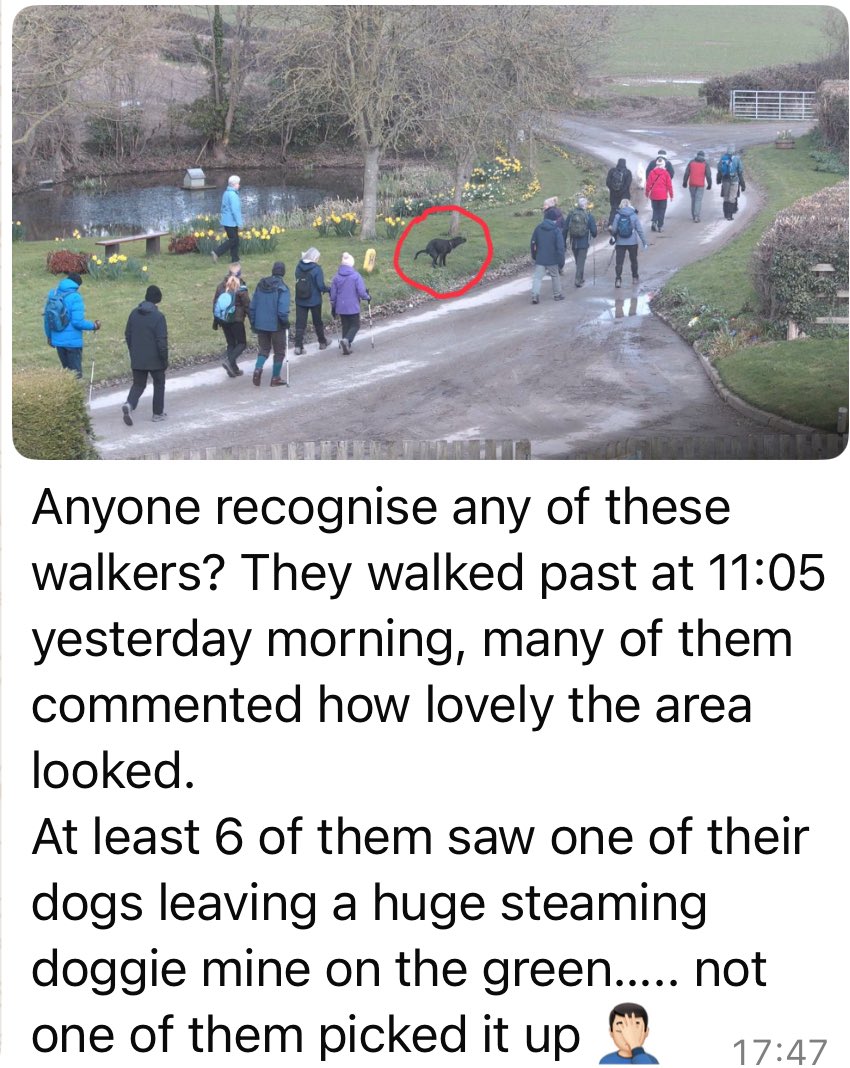 Ed Potter (@cllr_potter) on Twitter photo Anyone know of an organised walking group that walked through Montford yesterday Thursday 13th March? <a href="/ShropshireStar/">Shropshire Star</a> they left something behind 💩 Anyone know of an organised walking group that walked through Montford yesterday Thursday 13th March? <a href="/ShropshireStar/">Shropshire Star</a> they left something behind 💩