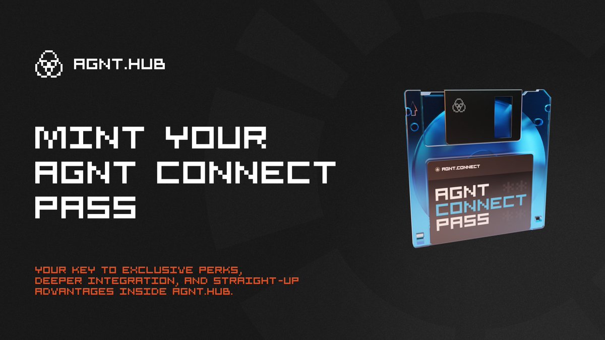 As you already know, AGNT Connect Pass is up.
Some of you already claimed it. Some are still lagging.

Mint now: go.agnthub.ai/connect-mint

If you forgot how – here’s your reminder.

📖 Full breakdown here: blog.agnthub.ai/agnt-connect-i…