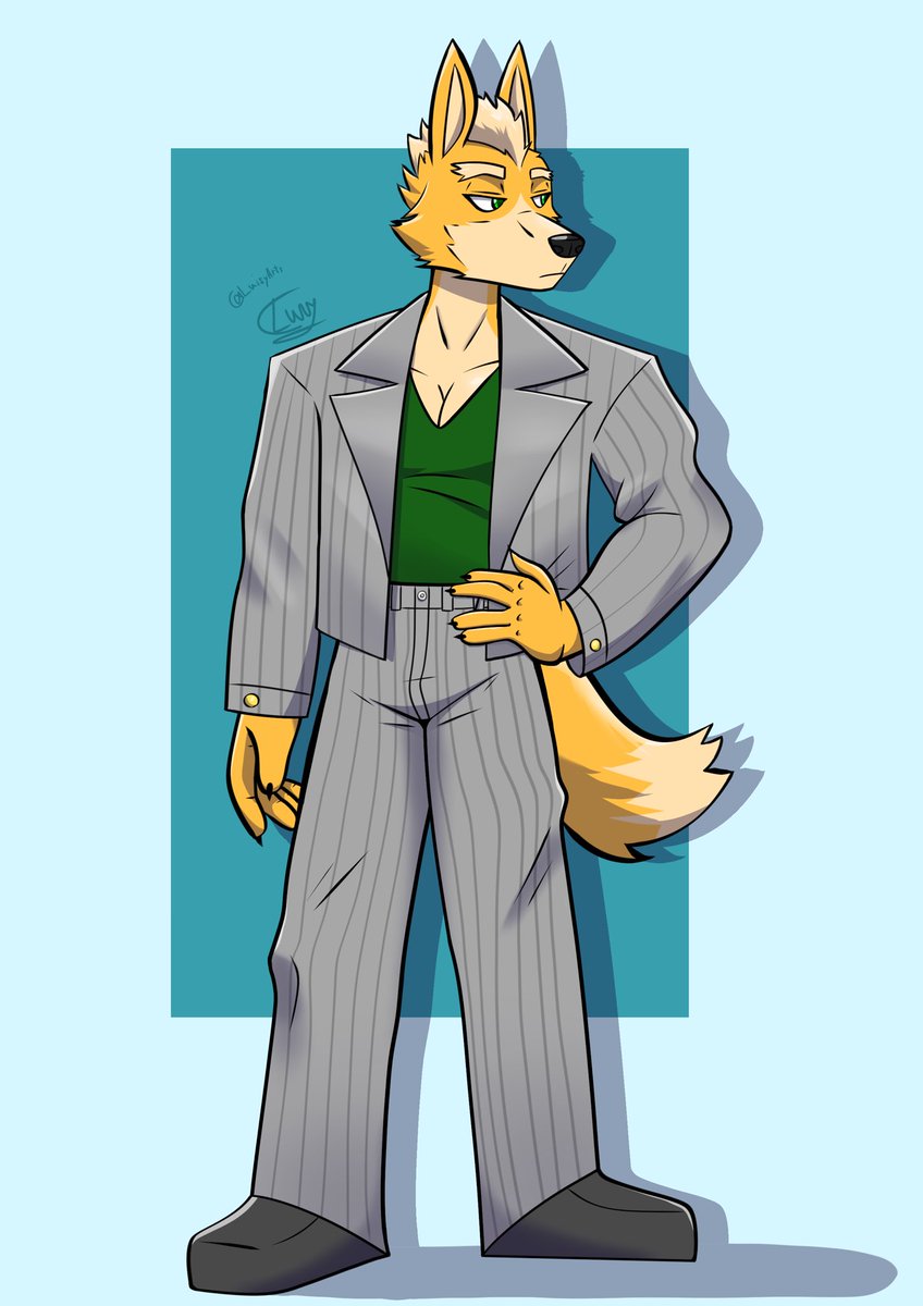 | Star Fox Fanart |

Fox McCloud is giving IT 🦊 ✨ 

#fox #foxmccloud #fanart #starfox #starfoxfanart #anthro #furry #furryart #anthroart #art #digitalart