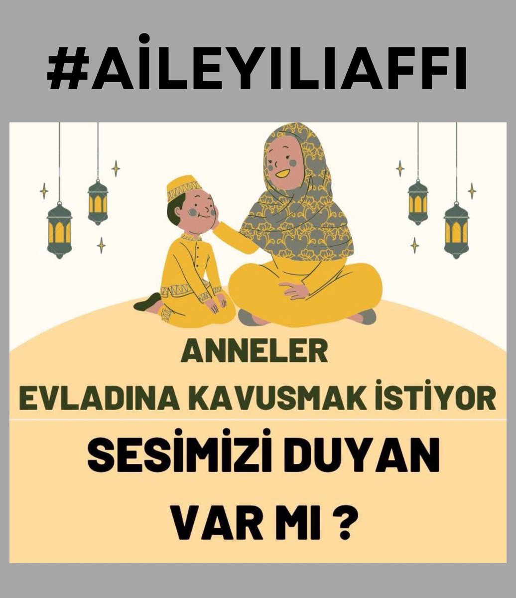 Suçu, suçluyu övmüyoruz
Mahkumlar haksız ya da işlediği suçla orantısız çok ağır cezalar aldılar buna itiraz ediyoruz
Bir dosyadan beş ayrı ceza vermek idamdır! 

#AileYılıAffı