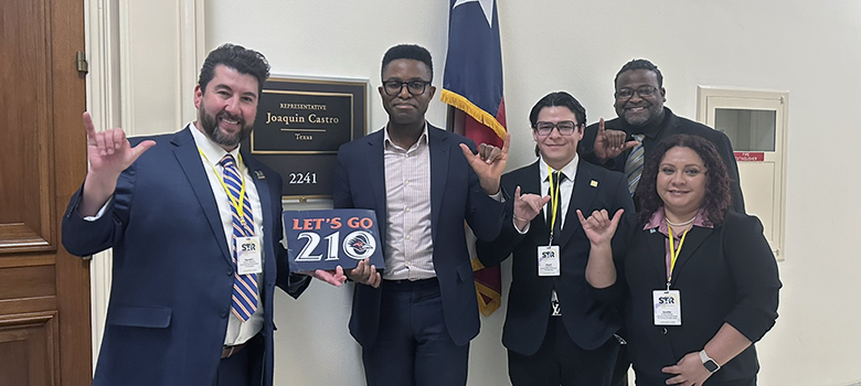 Some of our awesome students and staff headed to D.C. to highlight our great work in undergraduate research! They joined a group of representatives from 53 other universities as part of the Scholars Transforming Through Research program, designed to advance high-quality mentored