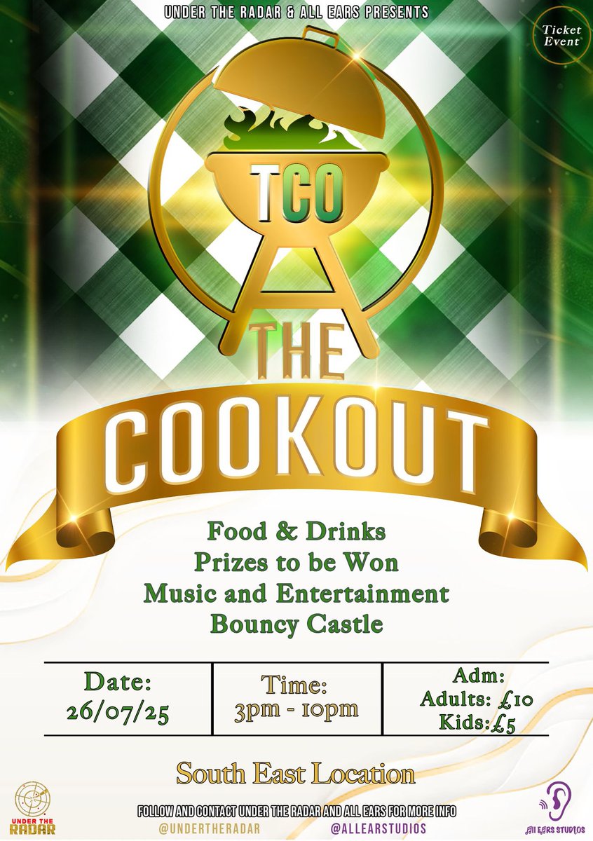 The Cookout back again this year and ready for the community‼️
