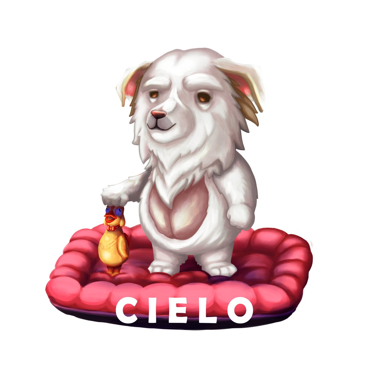 Zamujki's tweet photo. Hoy hace un mes que mi perrita nos dejó después de 19 años al lado de la familia. Aquí mi pequeño homenaje. 🐶💛

#DogIllustration #DigitalArt #ArtCommunity #CharacterDesign #DogLover #PetMemories #DogsOfTwitter #AnimalIllustration #CartoonArt https://t.co/01I9N0nLlF