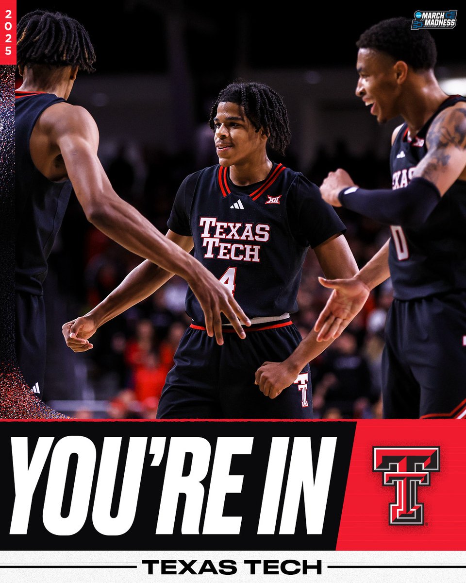 Texas Tech is DANCING! 

#MarchMadness <a href="/TexasTechMBB/">Texas Tech Basketball</a>