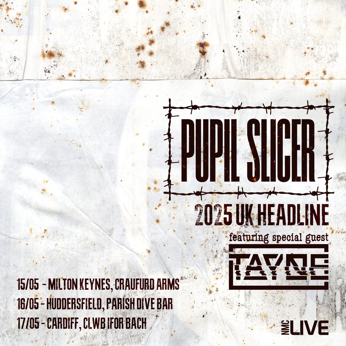 Going out in May with the awesome Honkers <a href="/PupilSlicer/">PUPIL SLICER</a> to do some shows