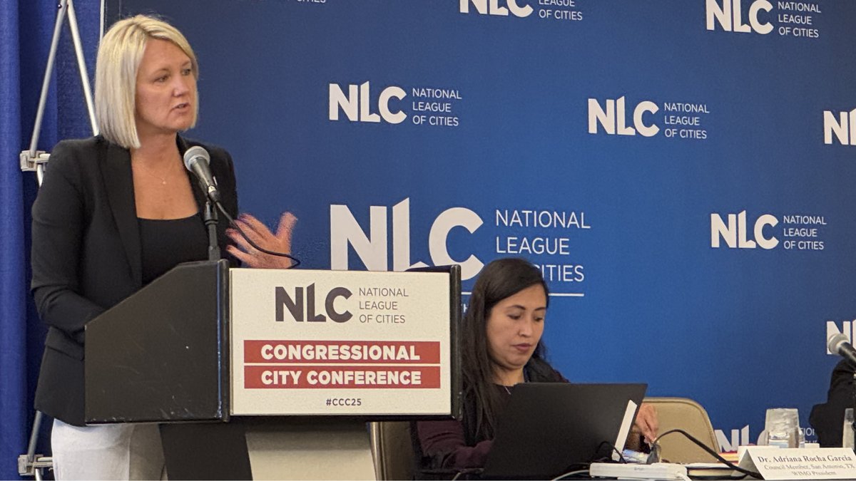 Thank you to the <a href="/leagueofcities/">National League of Cities</a> for the privilege of addressing the Women in Municipal Government Luncheon this week! We discussed empowering women in local government, sharing best practices, and shaping policies to improve our communities. Together, we make a difference!
#NLC