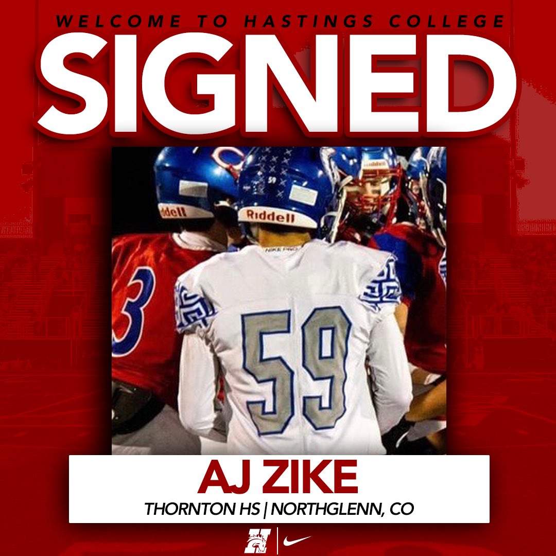 HCBroncoFB's tweet image. ❗️SIGNED❗️
Adding more talent out of Colorado!
Welcome to Hastings College AJ! It’s A Great Day To Be A Bronco!
#GDTBAB