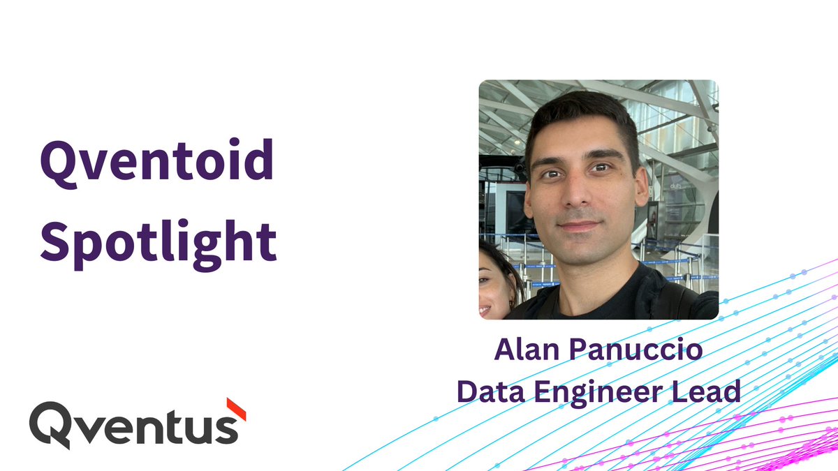Ever wonder what it's like to be an engineer at Qventus? Alan Panuccio, Data Engineer Lead from the Inpatient Data Platform team, shares what life is like at Qventus, his super secret talent, and some not-to-be-missed movie and book recs.

Check it out: qventus.com/qventoid/emplo…