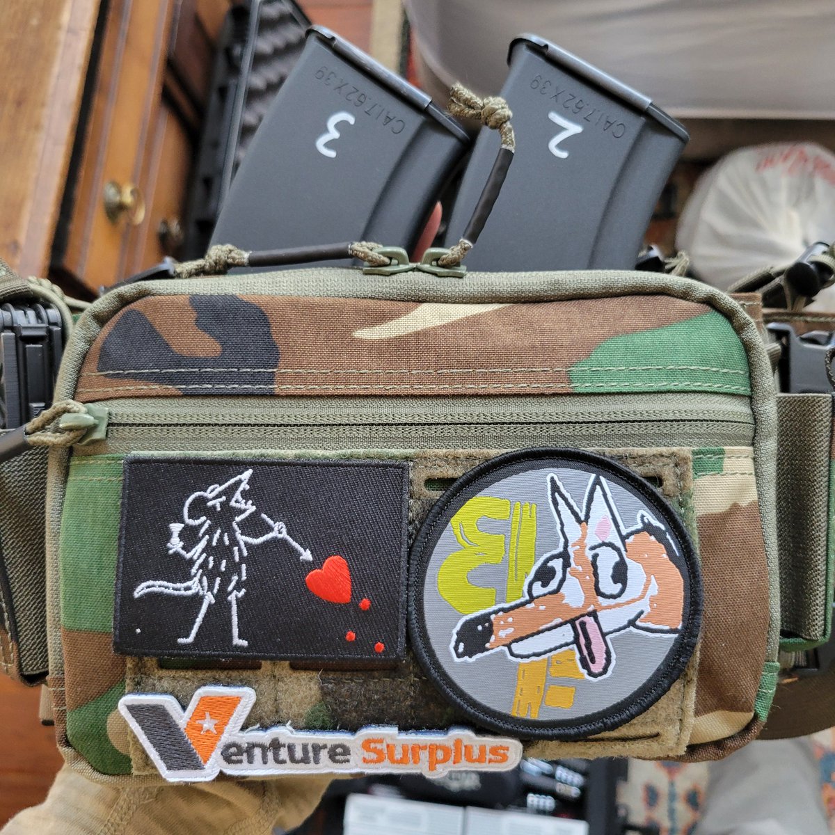 hoplopfheil's tweet image. Taking micro rigs to new heights with this two mag setup for Moon's Out 2025