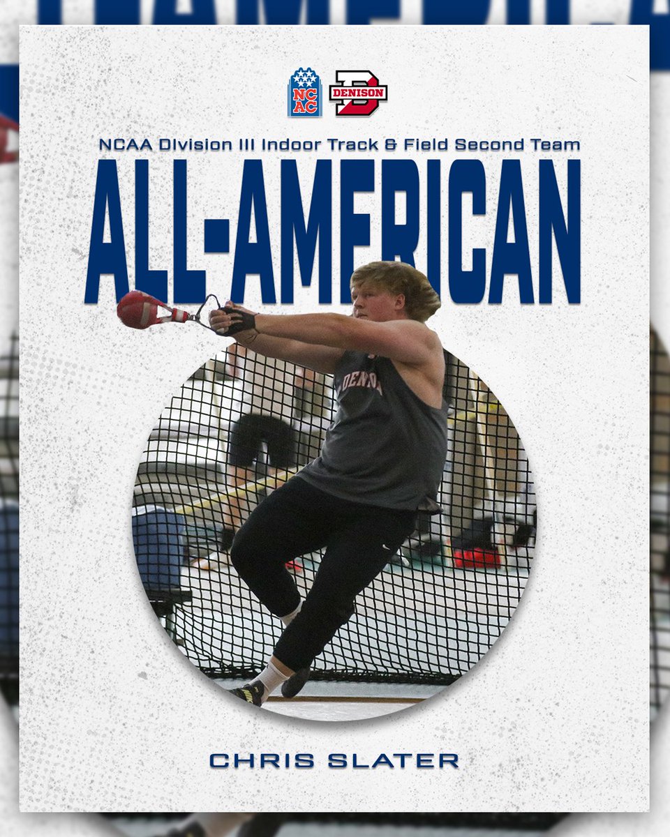 NCAC (@ncac) on Twitter photo π¨ All-American Alert π¨
Congratulations to <a href="/DenisonSports/">denisonsports</a>' Ari Skolnik and Chris Slater for earning Second-Team All-America honors at the <a href="/NCAADIII/">NCAA Division III</a> Indoor Track & Field Championships! π¨ All-American Alert π¨
Congratulations to <a href="/DenisonSports/">denisonsports</a>' Ari Skolnik and Chris Slater for earning Second-Team All-America honors at the <a href="/NCAADIII/">NCAA Division III</a> Indoor Track & Field Championships!