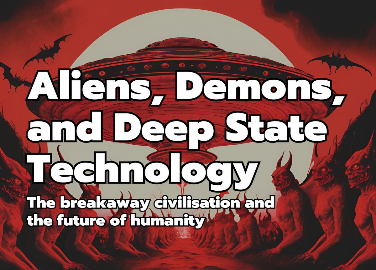Aliens, Demons, and Deep State Tech, by <a href="/BrendanDMurphy/">Brendan D. Murphy</a>
"It is a known, documented fact that Lockheed and Northrop both have this highly advanced technology and have been flying it around the world for decades."
officialbrendanmurphy.substack.com/p/aliens-demon…
<a href="/elonmusk/">Elon Musk</a> 
To get you up to speed, mate. ;-)