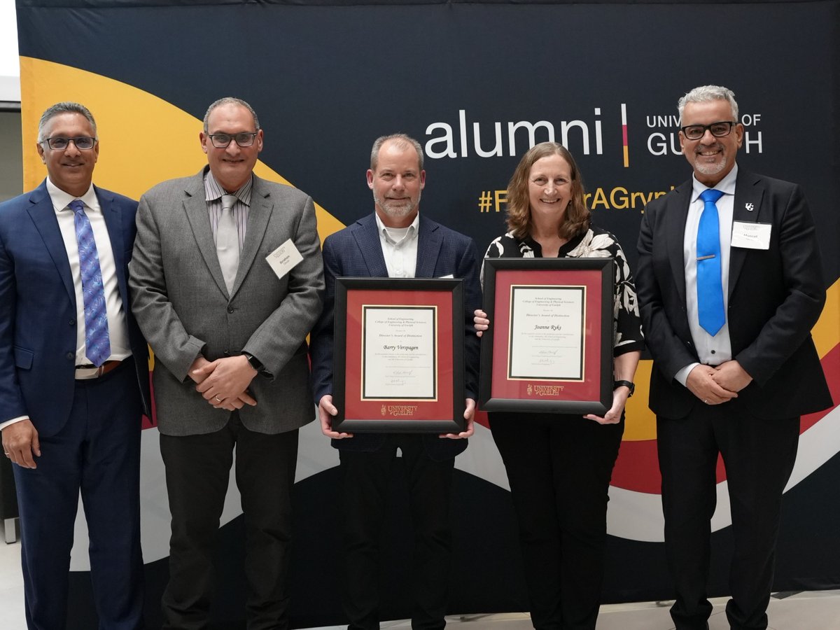 University of Guelph Alumni (@uofgalumni) on Twitter photo Last week, we celebrated engineering excellence at the School of Enginnering Alumni Honours and Awards! 🏆
Congratulations to all of this year's outstanding recipients for their dedication and contributions to the field of engineering! #ImproveLife <a href="/GuelphEng/">University of Guelph Engineering</a> Last week, we celebrated engineering excellence at the School of Enginnering Alumni Honours and Awards! 🏆
Congratulations to all of this year's outstanding recipients for their dedication and contributions to the field of engineering! #ImproveLife <a href="/GuelphEng/">University of Guelph Engineering</a>