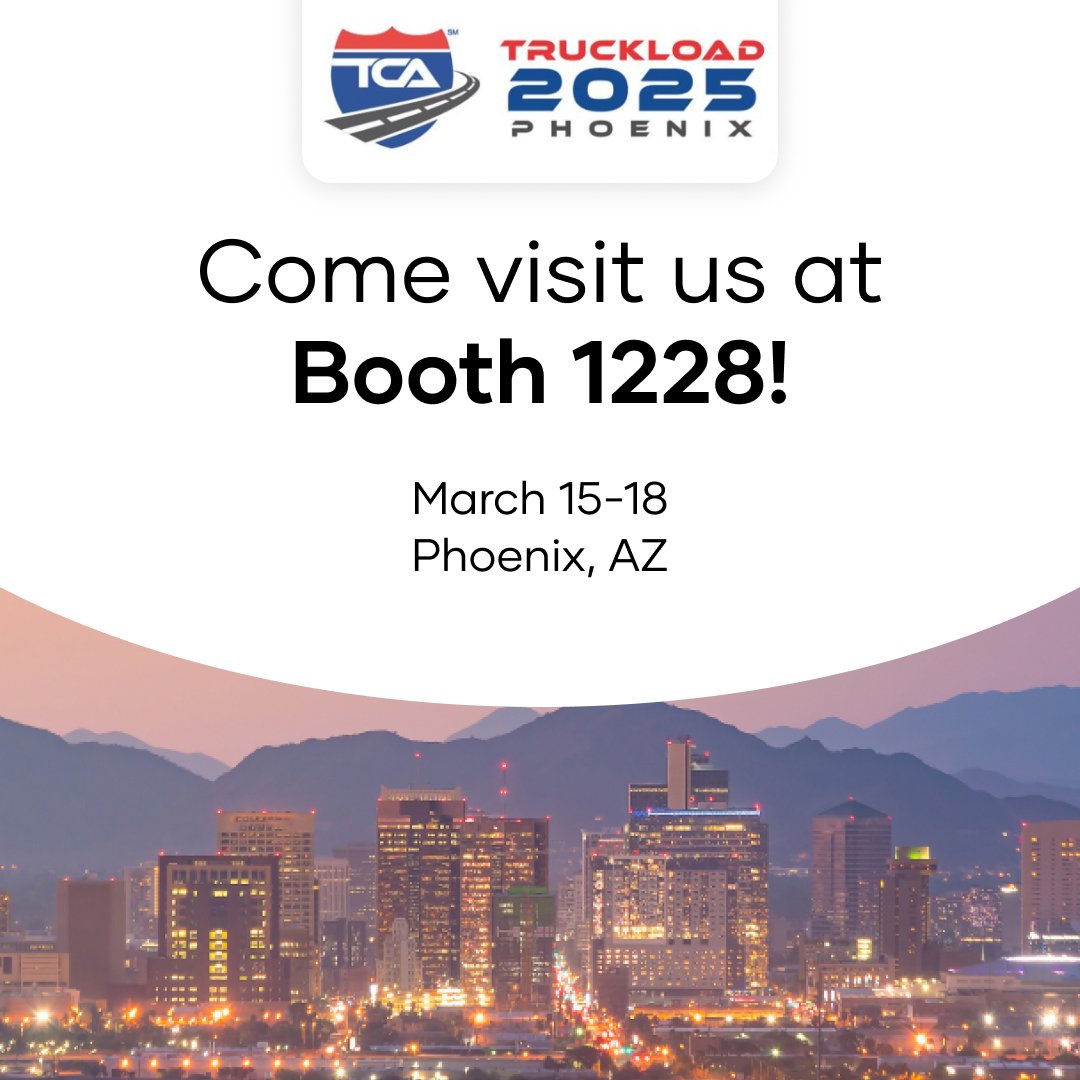 Relay Payments (@relaypayments) on Twitter photo We're at #TCA2025 next week in Phoenix, AZ! Come visit <a href="/RelayPayments/">Relay Payments</a> at Booth #1228 to talk all things #digitalpayments, #fuelfraud, and more! ππΈ
#GoRelay #Truckload2025 #TruckloadStrong We're at #TCA2025 next week in Phoenix, AZ! Come visit <a href="/RelayPayments/">Relay Payments</a> at Booth #1228 to talk all things #digitalpayments, #fuelfraud, and more! ππΈ
#GoRelay #Truckload2025 #TruckloadStrong