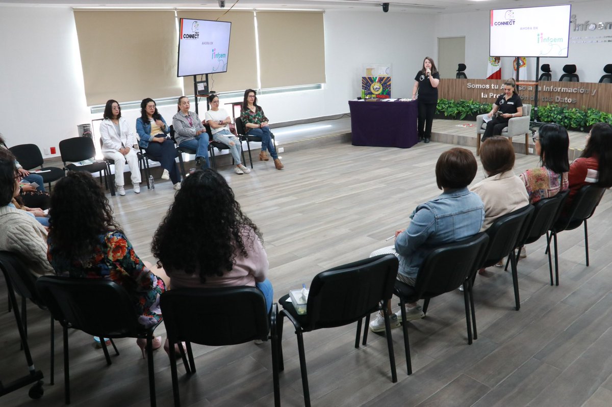 Infoem's tweet photo. En el marco del #8M se llevó a cabo una clase de #Mindfulness, donde personal de #FirstConnect compartió actividades de reflexión, autocuidado y crecimiento personal, con servidoras públicas del #Infoem.
¡Todas y todos construimos un espacio laboral seguro! https://t.co/thXOcbH8ZD