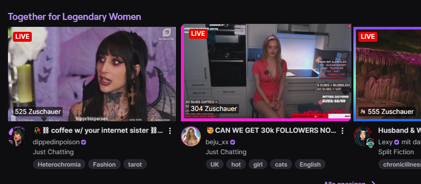 PorreeBoi's tweet photo. was fuer #legendarywoman? legendary onlyfans prostituierte passt da eher #twitch 🤡 https://t.co/W7qcK76JTz
