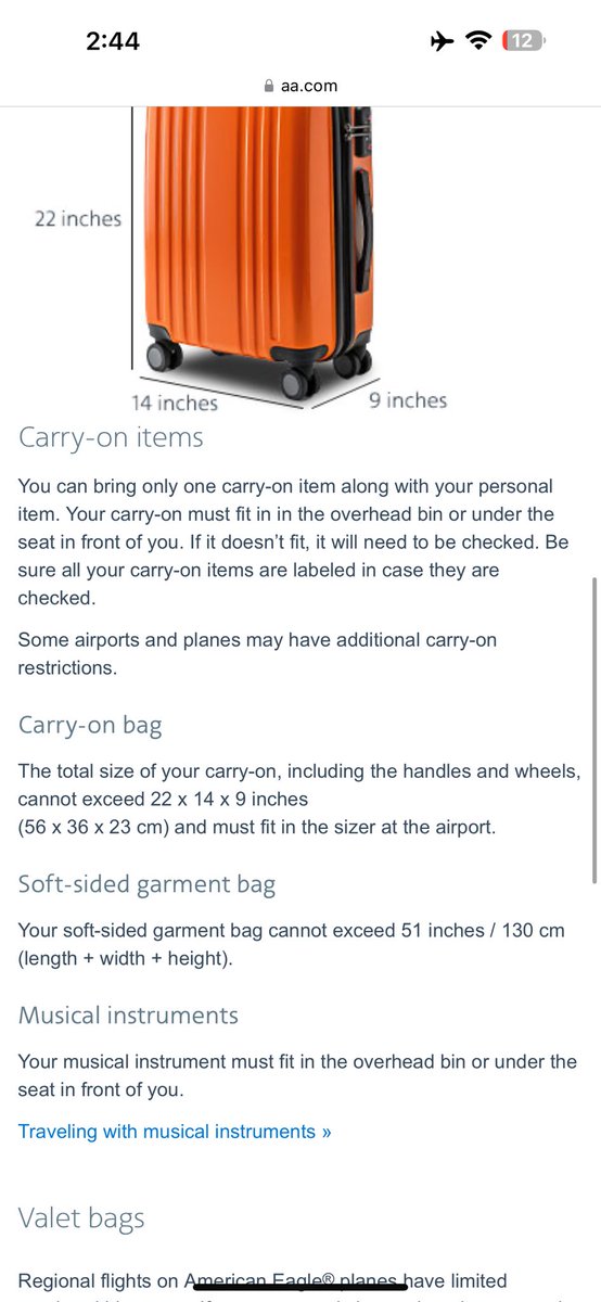 BryanPadgette's tweet photo. @AmericanAir Well don’t have size restrictions if you’re not going to use them. It is smaller than your post requirements?  It’s a 40L duffel as you can see in the picture.  19.7 x 12.5 x 8.5 inches which by my math is smaller than 22x14x9 @AmericanAir 

https://t.co/LmKCz6nCOj https://t.co/CQAAq1iQYH