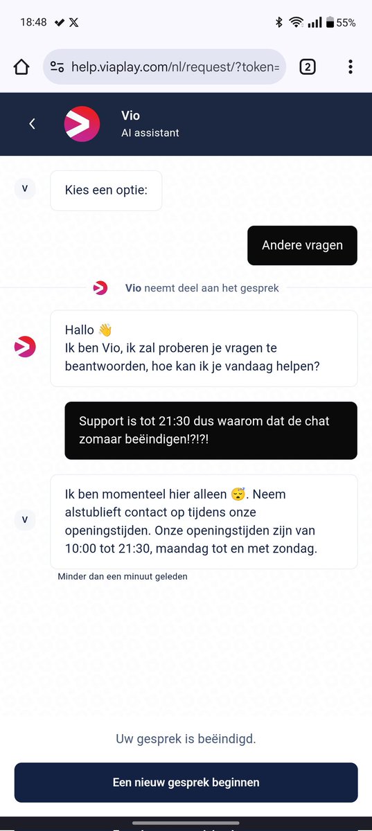 galen_john's tweet photo. @viaplaysportnl Top chatbot systeem https://t.co/rJOa5qVEtV
