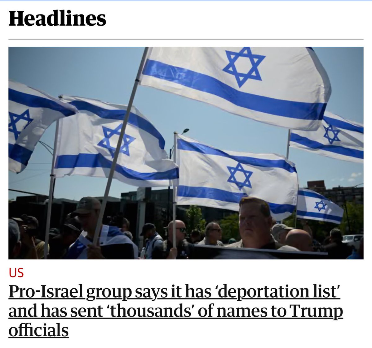 Zionists own the US.