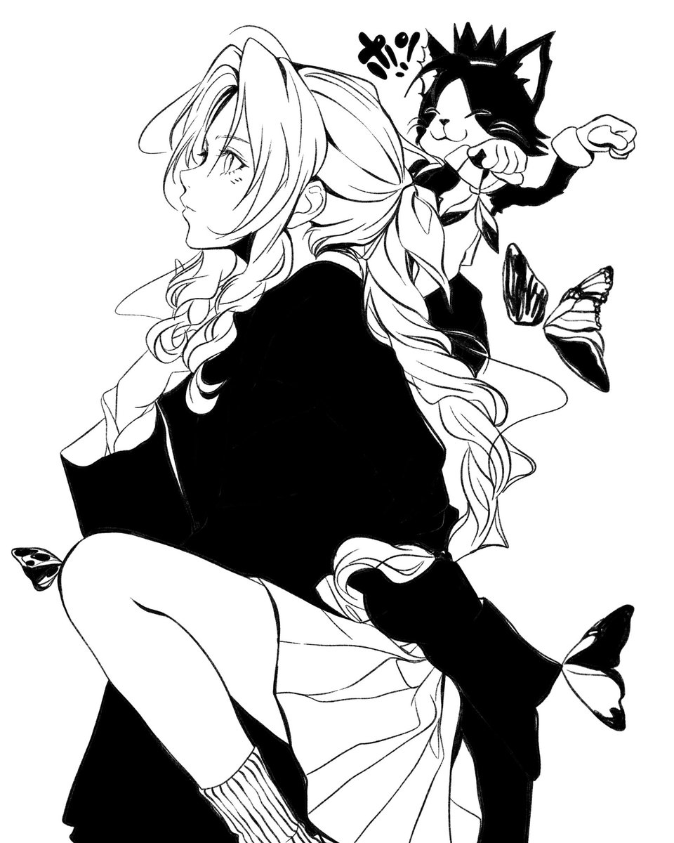 Aerith and Cait Sith #artmoots #procreate #doodle