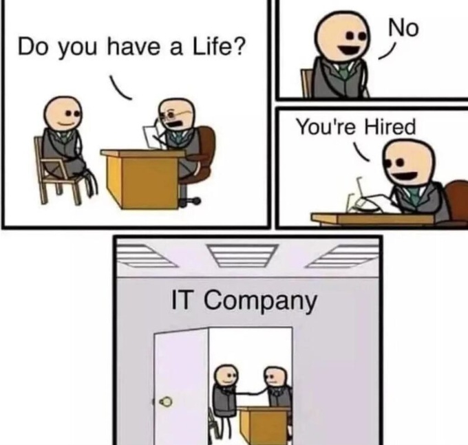 But IT is just getting up late and drinking Coffee, I thought.