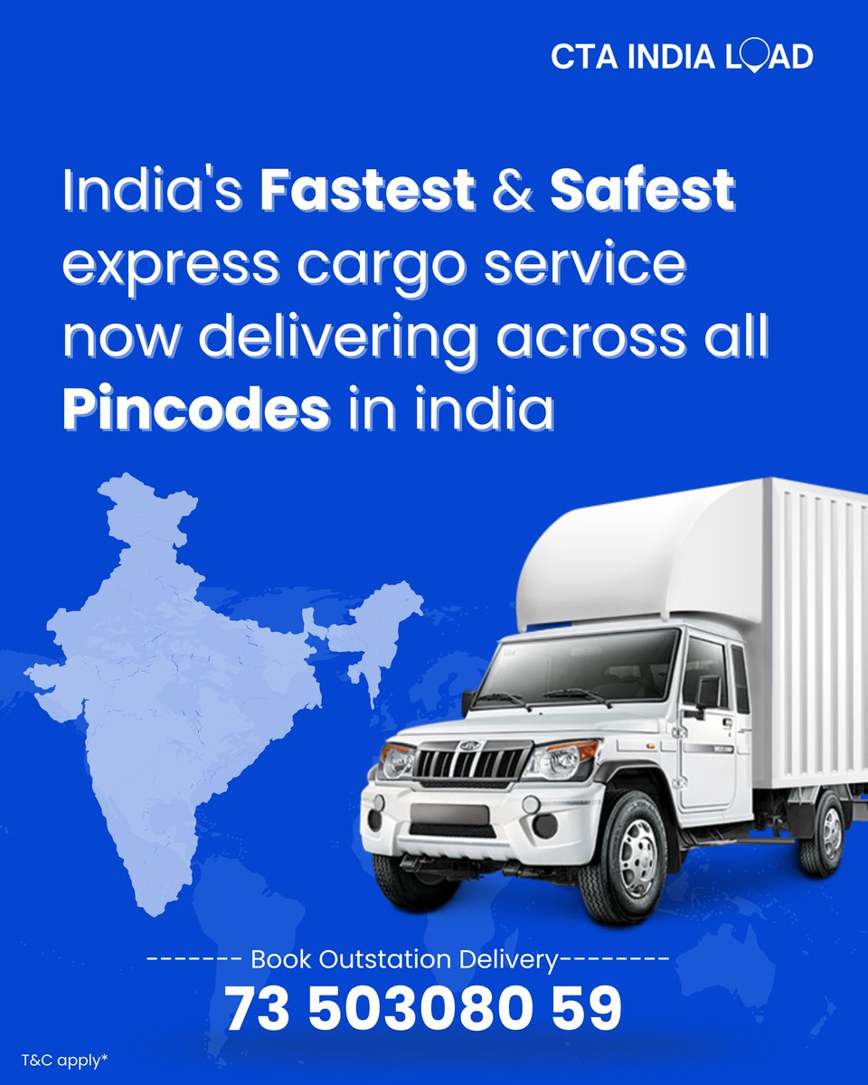 CTAindiaload's tweet photo. CTA allows you to check live truck rates from your source to destination, giving transparent pricing. Check Live Rate info@ctaindiaload.in DM 7350308059 .
#ctaindiaload #cta #ctaexpress #ctaminitruck #transport #Logistics https://t.co/eMviJYAM5a