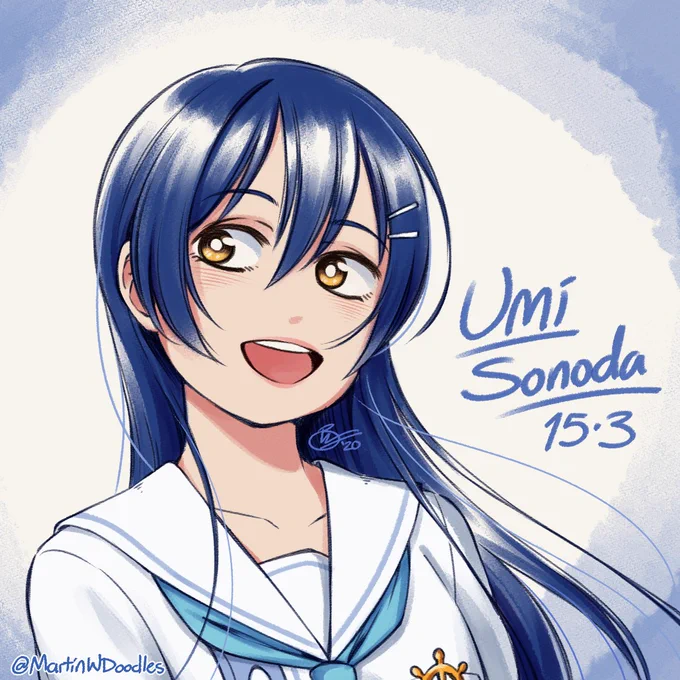 HAPPY BIRTHDAY UMI!! 海未ちゃんお誕生日おめでとう (Previous work / 再掲) #園田海未生誕祭2025 #園田海未誕生祭2025